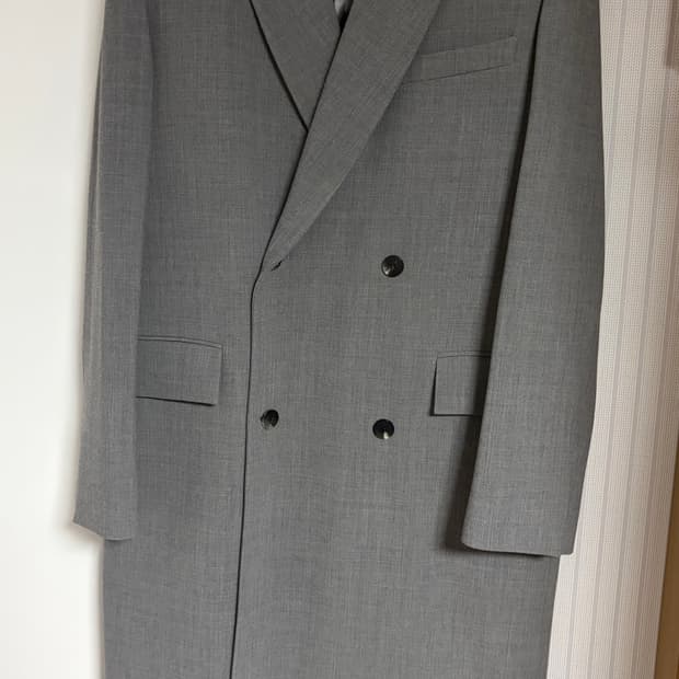 글로즈스튜디오 / 피크드 더블 코트 / 48