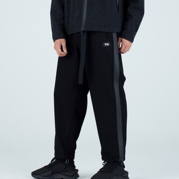 Yohji 요지 야마모토 아디다스 블랙 트레이닝 고프코어 팬츠 바지