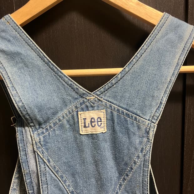 Lee 빈티지 데님 멜빵 오버롤
