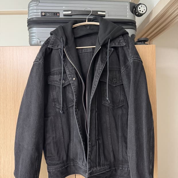 준지 후드 트러커 자켓