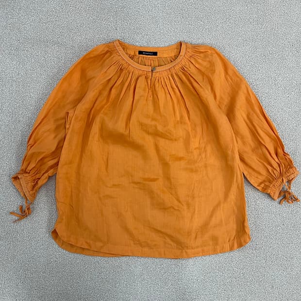 90 빈폴 여성 린넨 블라우스 셔츠 0126M