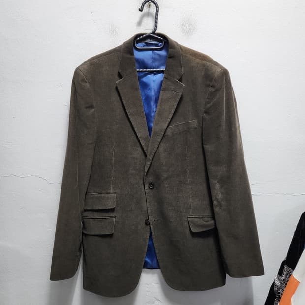 타미힐피거 코듀로이 블레이저