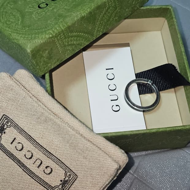 구찌 인트로킹 애나멜 반지 12호