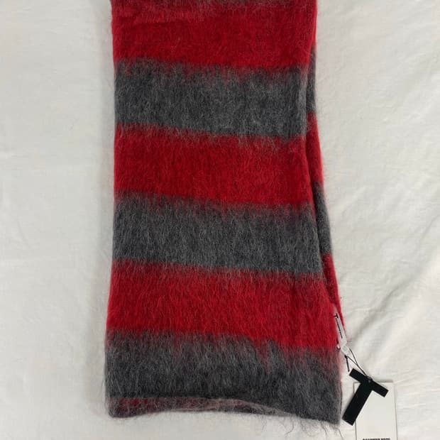 알렉산더왕 모헤어 스트라이프 스카프 목도리