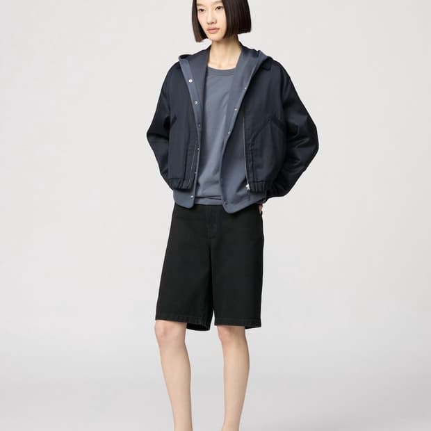 24ss 유니클로U 버뮤다 데님팬츠