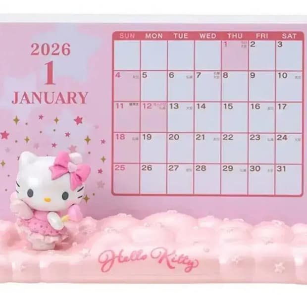 산리오 엔젤 헬로키티 2026 달력 신상