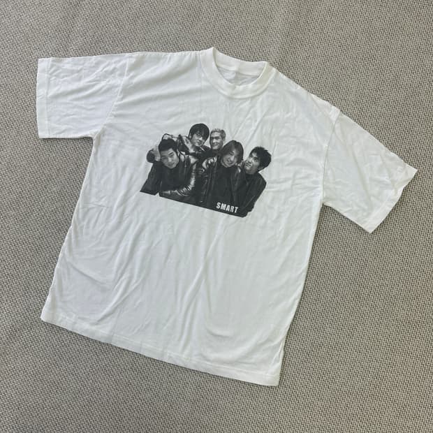 105 GOD 프린팅 라운드 반팔티 0416D