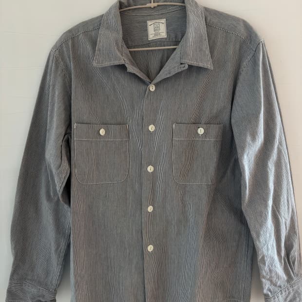 Old american post 히코리 워크 셔츠 S-M