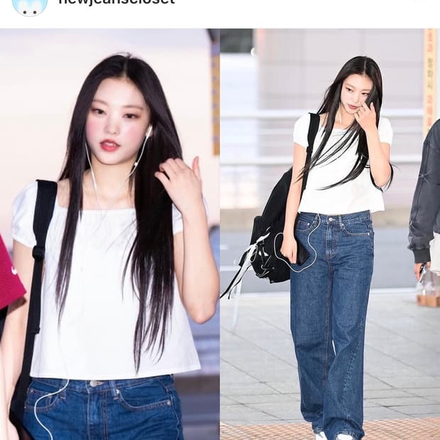 로우클래식 셔링 코튼 블라우스 (뉴진스해린착용)