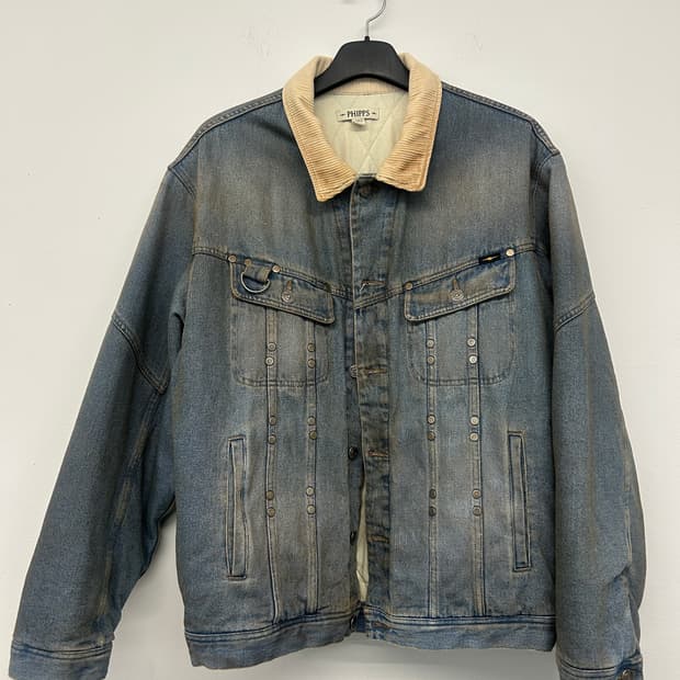 PHIPPS 핍스 스터드 데님 재킷