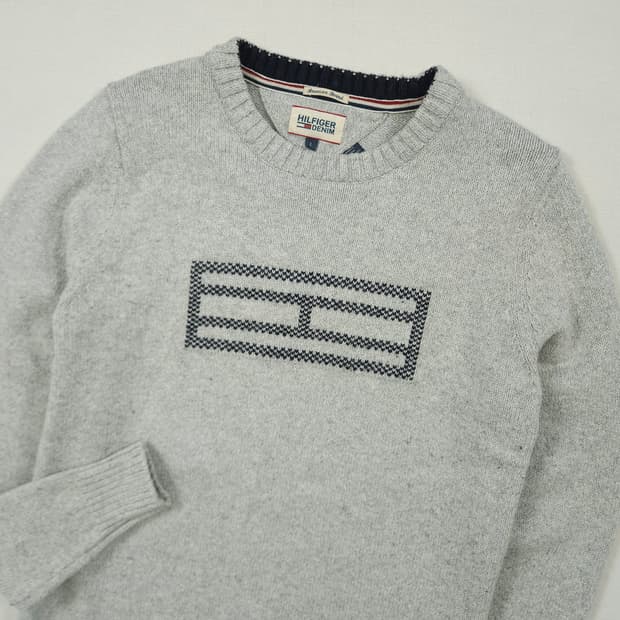 (여성L)타미 힐피거 크루넥 니트