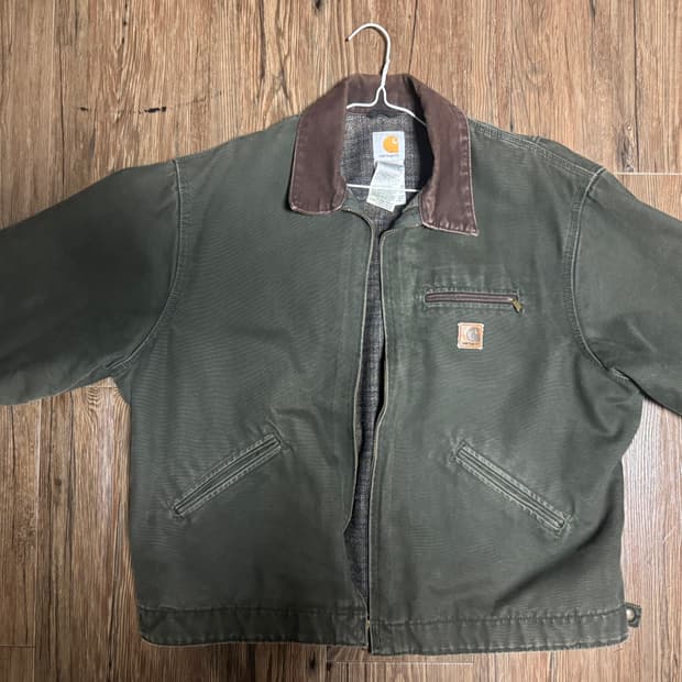 칼하트 디트로이트자켓 모스그린 usa XL