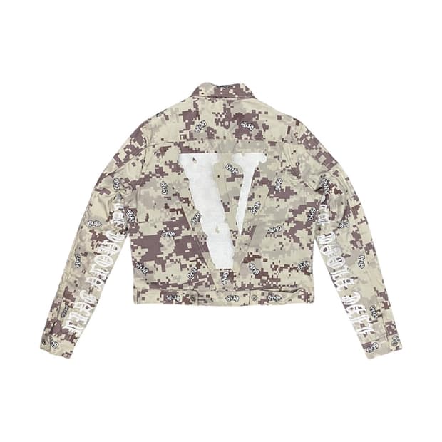 브이론 프렌즈 LVDV 데님자켓 디지털 카모 미판 미발매