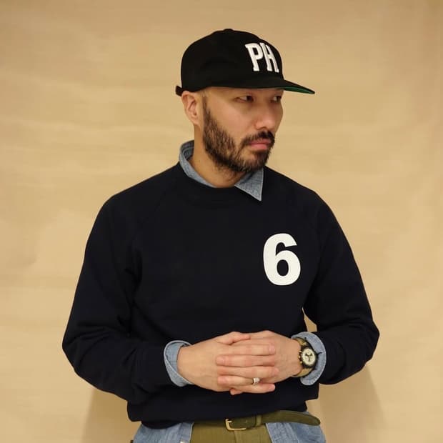 퍼블릭하우스 football sweatshirt
