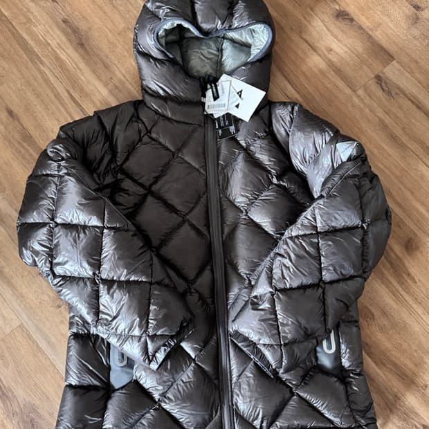 앤드원더 다이아몬드 스티치 덕다운 패딩 xxl