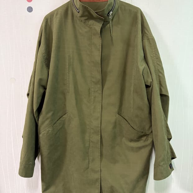 빈티지 롤링스톤즈 카키 야상 점퍼