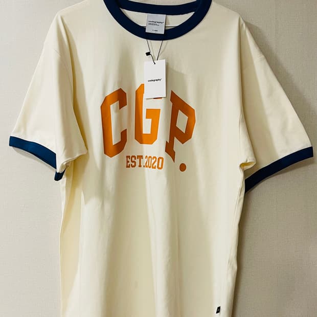 택달린 새상품) CGP 아치 로고 링거 반팔 티셔츠 L (110) 