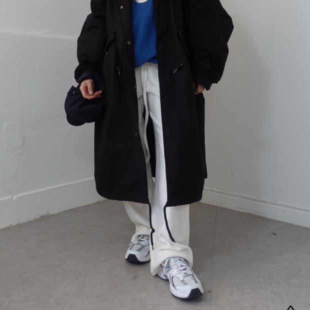 릿킴 필드 롱 야상자켓 블랙