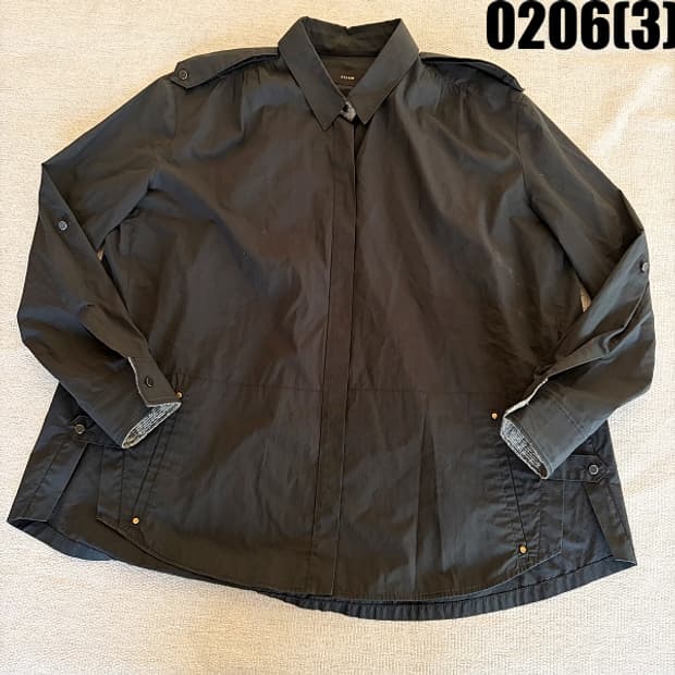 [82-94-160] SYSTEM 검정색 셔츠형 자켓 0206(3)