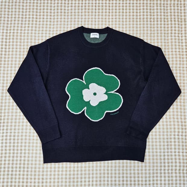 커버낫 오버핏 긴소매 니트 남자100