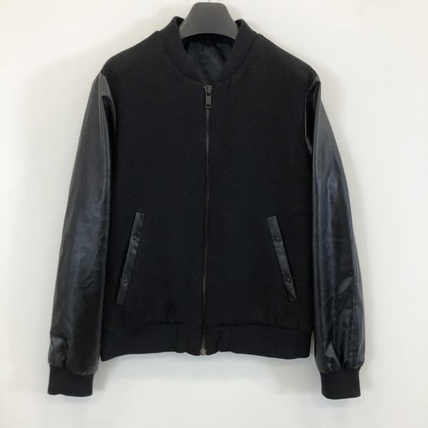 자라 블랙 블루종 XL 인조가죽