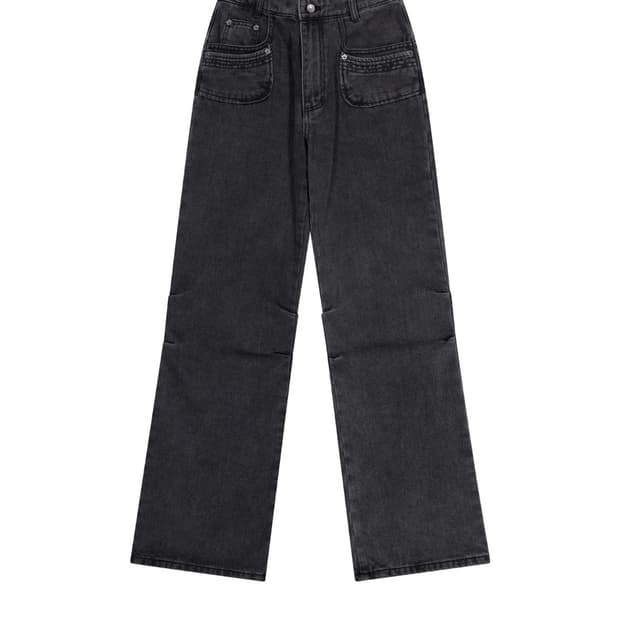 코이세이오 플라워 데님 블랙