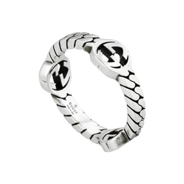 구찌 인터로킹 G 반지 18호