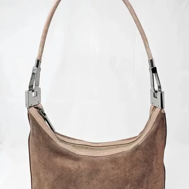 정품 구찌 스웨이드 호보백 가방