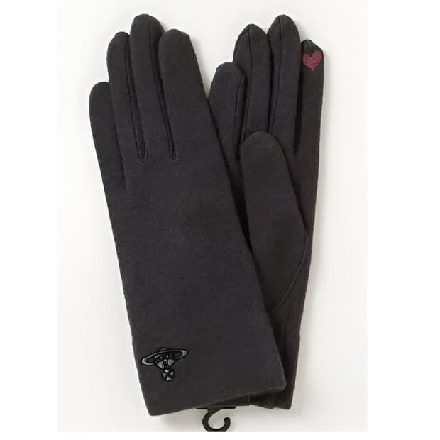 비비안웨스트우드 베이직 울 장갑 다크그레이 (새상품)