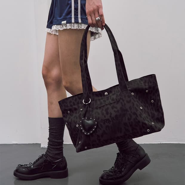 레이브 레오파트 숄더백