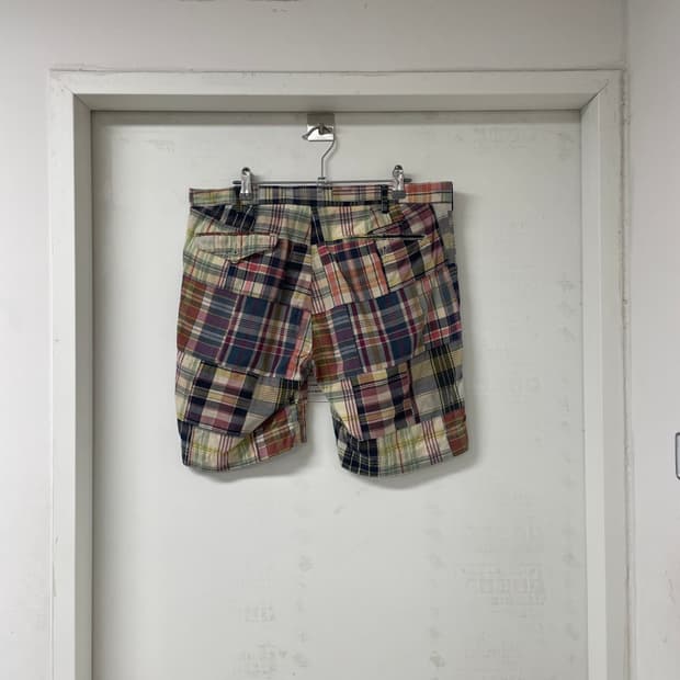 폴로 랄프로렌 체크 반바지 32