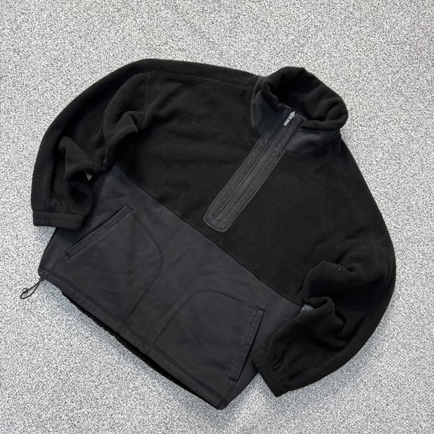 2 안다르 후리스 기모 반집업 아노락 0401J