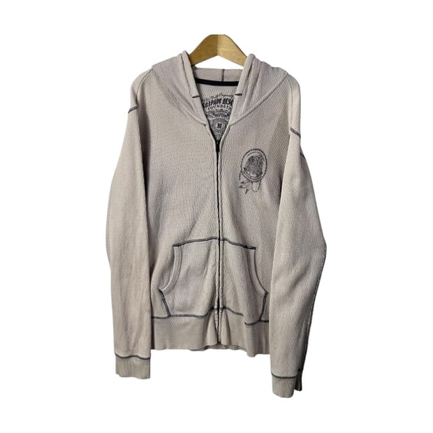 [JPN] 빈티지 그런지 와플 후드집업