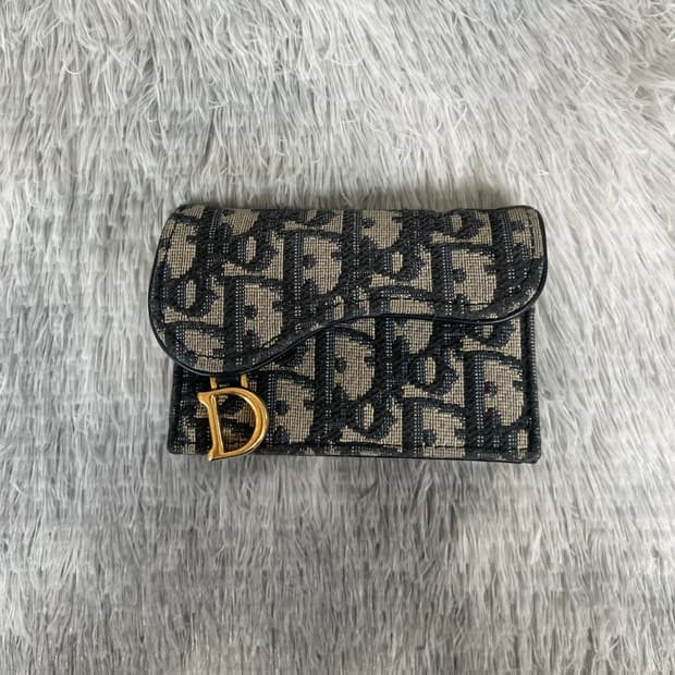 [정품] 디올 오블리크 새들 카드지갑