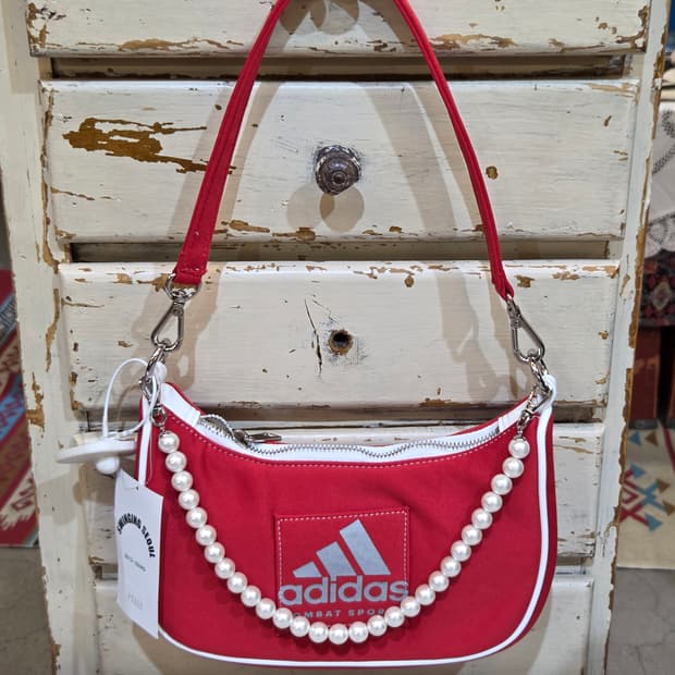 [MADE] Adidas 아디다스 레드 진주숄더백