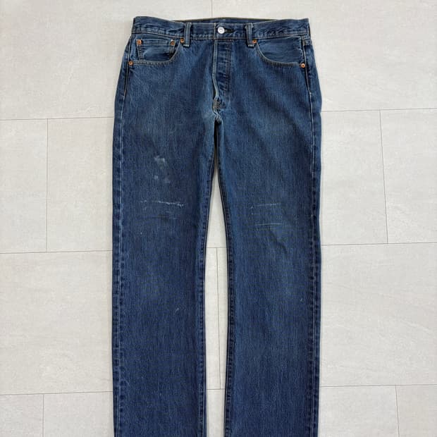 빈티지) 리바이스 501 진청