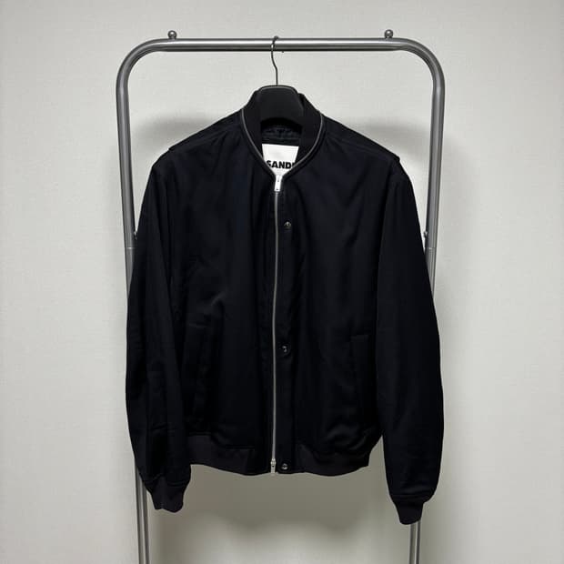 48) jil sander 질샌더 zip 블루종 