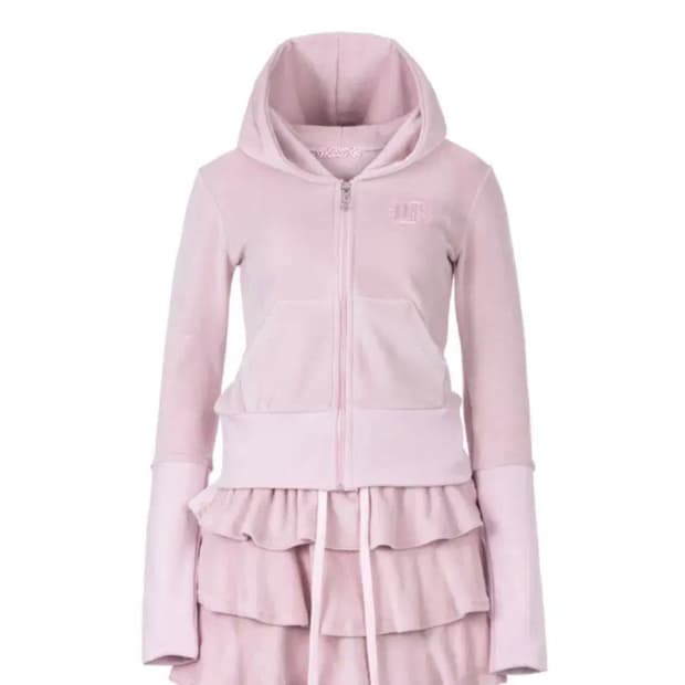 베이비메탈클럽 코튼 캔디 벨로아 셋업 Cotton candy