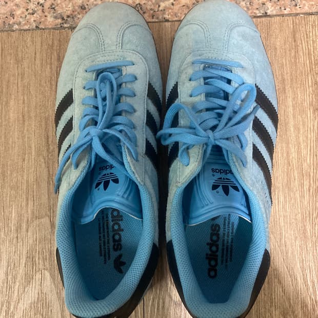 아디다스 가젤 스카이블루 265사이즈