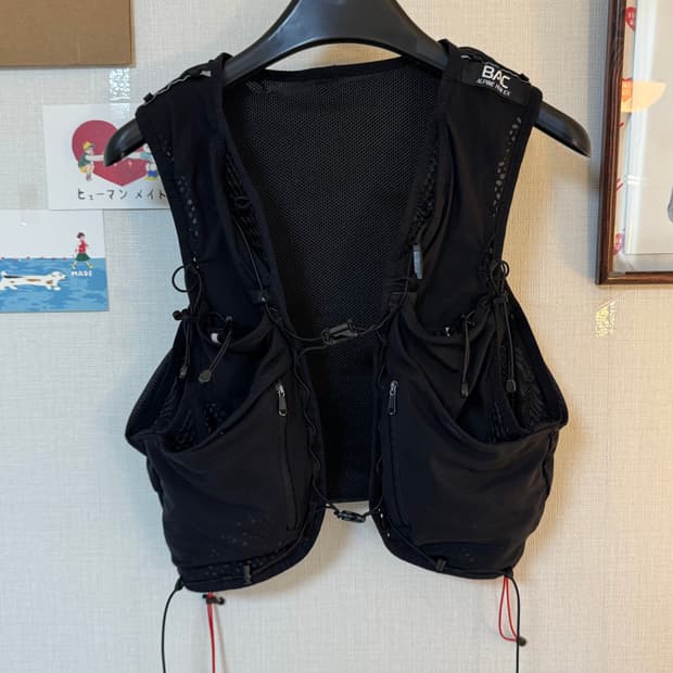 (L) 블랙야크 알파인런 EX 트레일 러닝 베스트 블랙