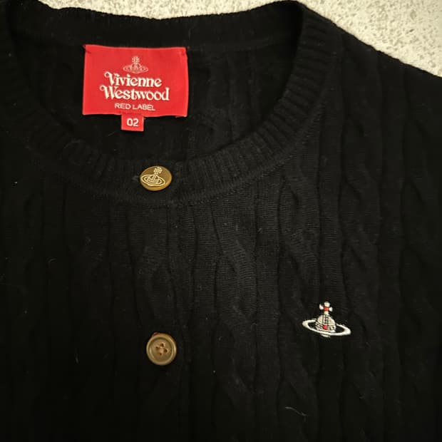비비안웨스트우드 블랙 꽈배기 02사이즈