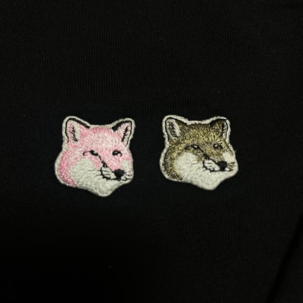 메종키츠네 더블 폭스 맨투맨