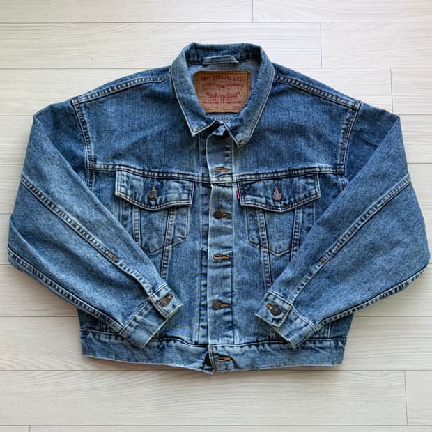 90s LEVIS 올드 리바이스 USA 트러커 데님 자켓 100 (미제)
