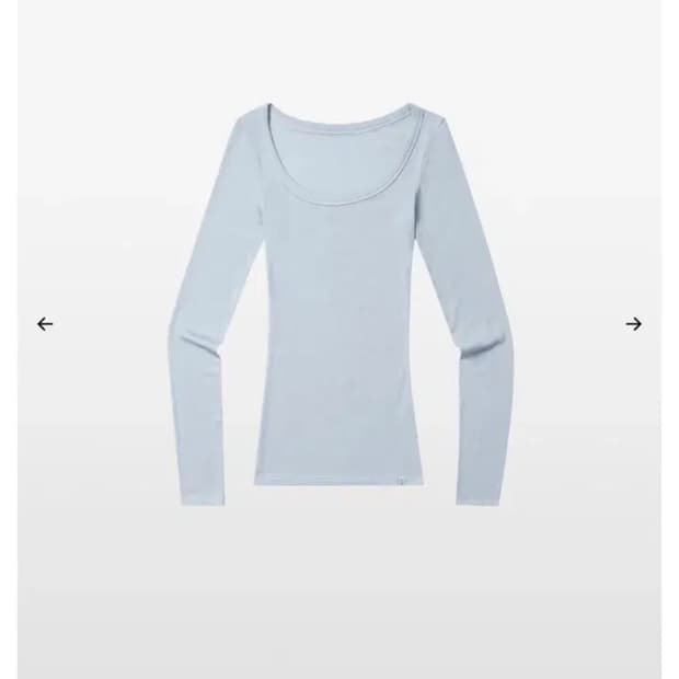 (새상품) 킴서울 513 SCOOP NECK LONG SLEEVE