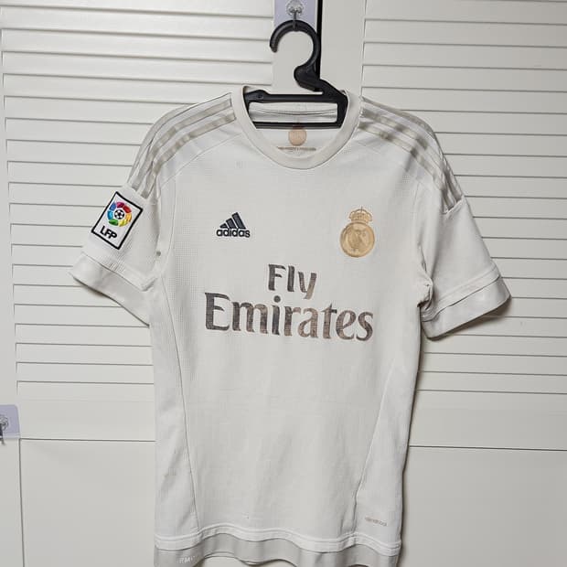 15-16 레알 마드리드 아디다스 유니폼 반팔 홈 축구
