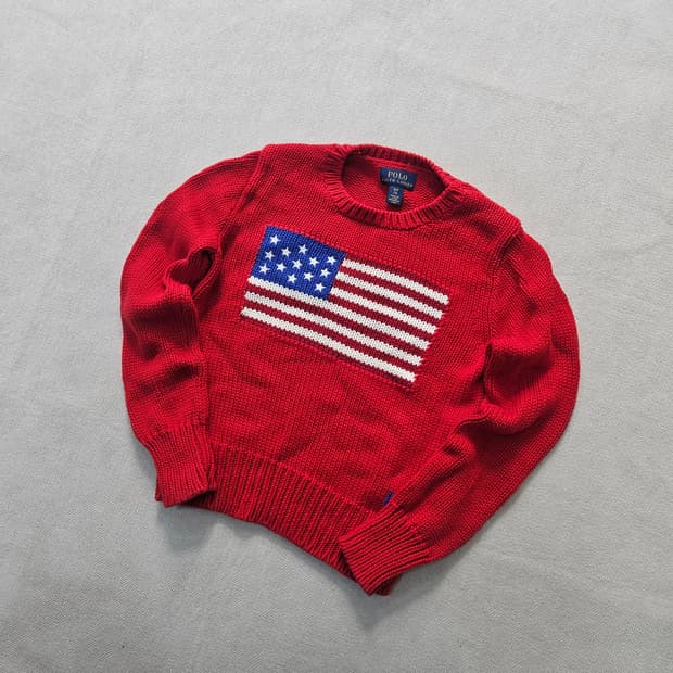 S 폴로랄프로렌 키즈 케이블 니트 0407Y
