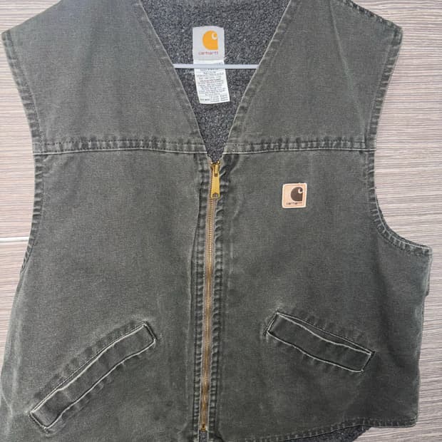 칼하트 V13 MOS 모스그린 베스트 조끼