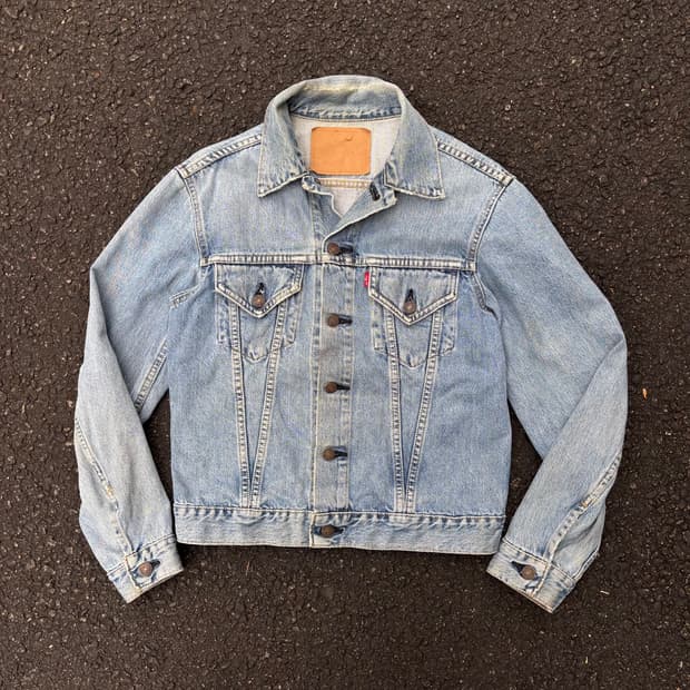 90~00년대 일본 리바이스 557 빅e 트러커 자켓