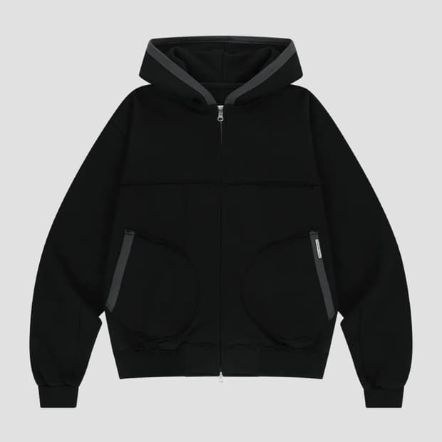 더바이닐하우스 후드집업