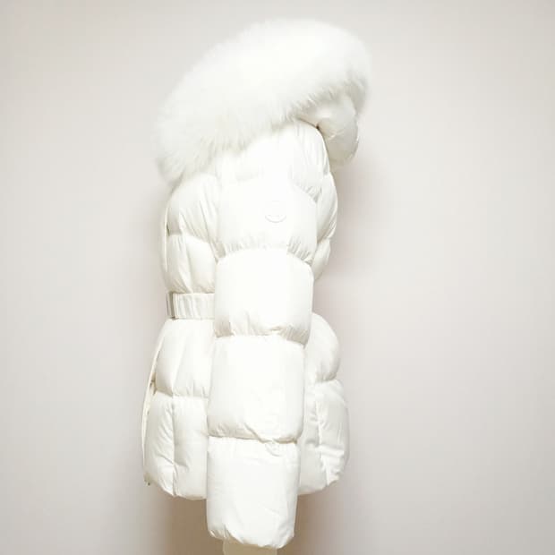 새상품)나이스 크랍 NICE CLAUP 구스다운 폭스퍼 패딩